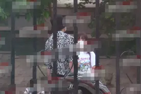 贾乃亮与李小璐罕合体，两人亲切交谈不似离婚，甜馨一旁高兴坏了图片