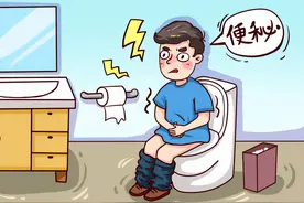 上厕所时，大便前头干硬，后头软粘，代表着什么？看完涨知识了图片