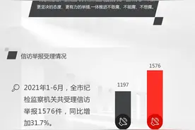 宣城：图解2021年1-6月全市纪检监察机关审查调查情况图片