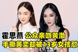 “人生赢家”霍思燕，因富二代男友和黄奕互撕，遭黑后靠儿子洗白图片