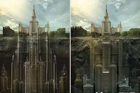 俄罗斯莫斯科市地下藏着什么？图片