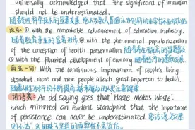最新英语四六级作文万能模板图片