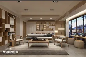 无锡别墅装修- 阿卡迪亚330平日式混搭风格效果图图片