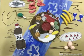 儿童创意美术教学：火锅——咕噜噜，涮锅子图片