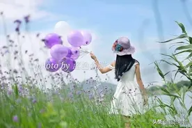 初夏户外拍模特，怎么利用气球做道具，拍出唯美清新夏天美照片？图片