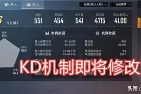 吃鸡：KD机制即将调整？数据全部平均化，上百KD即将消失图片