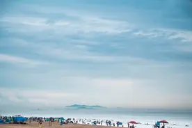 海外仙山？秦皇岛昌黎海边惊现海市蜃楼图片