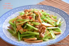 荆州美食（14）香干炒芹菜，这道菜你做对了么图片