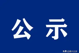 嘉兴拟提拔任用领导干部任前公示通告图片