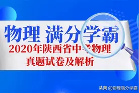 2020年陕西省中考物理真题试卷及解析图片