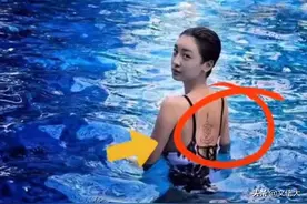 男女明星因各种原因纹身，杨颖太痴情，赵晓棠让人刮目相看图片