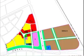 双街片区：​两个单元用地规划修改公布图片