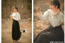 拍好户外人像照片，只需要站姿和坐姿，就可轻松完成拍摄图片