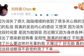 网红“蛇精脸”刘梓晨，在遭遇全脸毁容后，又确诊感染新冠！图片