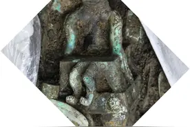 三星堆惊现残忍烤刑青铜造像图片