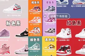 整理的9大色系aj爆好看，男女aj球鞋，鞋控！图片