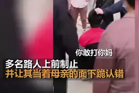 少年当街殴打亲生母亲，溺爱，是一场捧杀图片