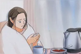 女人来“大姨妈”的失控场面，男人根本没法看！（漫画）图片