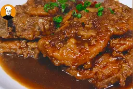 在家也能做大厨，红烧大排正确做法，鲜嫩入味，连吃3块不会腻图片