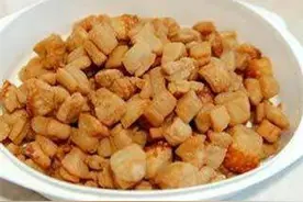 童年美味猪油渣图片