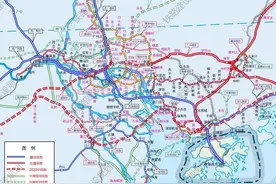 高清！广东省铁路网规划线路图，广东人收藏了图片