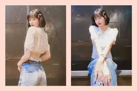 Lisa只是剪了波波头，搭配樱桃发夹，却变得好少女，好甜哦图片