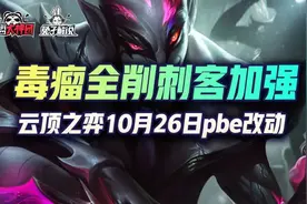 云顶之弈10月26日pbe改动，毒瘤全削，帝国刺客加强图片