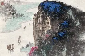 魏紫熙：吴冠中的笔没压下去，只用笔尖戳戳图片