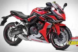 本田CBR400RR四缸跑车网图曝光，采用CB400的发动机图片