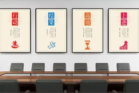 好图！9张简约现代风格的办公室氛围挂画图片