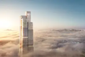 中海成都天府新区超高层项目，设计以“山”为意象图片
