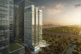 科大讯飞人工智能大厦封顶，大湾区再添千亿市值的科技巨头总部图片