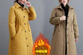 冷空气降临，怎能少得了这“加厚棉服”，配小脚裤洋气又显腔调图片
