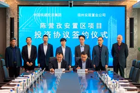 中国铁建投资集团签约宿州最大安置房工程图片