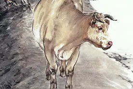 著名 画家 敦睦堂主人 晁谷 先生作品《吴中山色》高清赏读图片