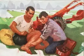 精品连环画《赤脚医生张健民》，名家绘画，绘画十分精美图片