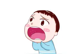 先别忙着自责！几个月大的宝宝拿笔在嘴里划了个口子图片