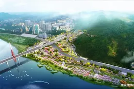 万州长江三桥南桥头的樱花渡体育公园居然这么美！就快要建好图片