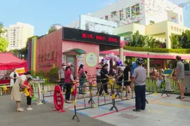 惠安：“神兽”归笼 仪式感满满的开学第一天图片