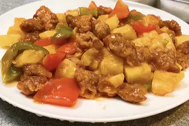 每日家常菜之咕噜肉：酸酸甜甜，小孩子最爱吃了图片