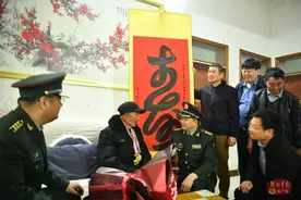 百岁抗战老兵的“特殊生日”图片