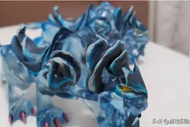 魔兽世界玩家的贤惠女友，亲手制作游戏手办，幽灵虎做生日礼物图片