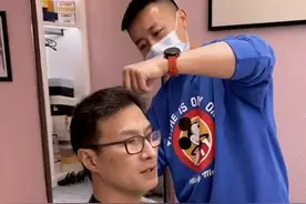 章子怡为汪峰发新歌预热，晒剪头视频搞笑，汪峰：明天还有啥大事图片