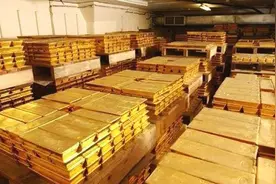 二战日军深山里藏黄金：地下67米 2米高的金砖一排又一排图片