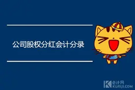 公司股权分红会计分录怎么做图片