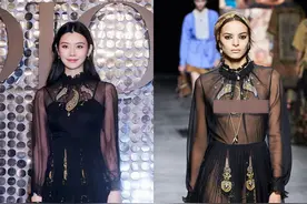 头排看秀，超模与富贵花齐聚，让人惊喜的却是王子文和吴谨言？图片