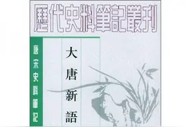 旧文摭遗（10）：中国历代小说辞典·大唐新语图片