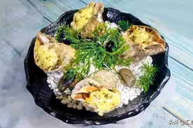 焗海螺、海鲜小吃拼盘佐芥末汁、藜麦山药焖鲍鱼图片