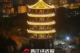 夜晚的八仙阁，晋江仙景图片