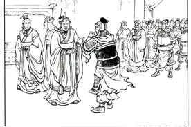东周列国志191：孟明三人乘船回秦，约定三年后来报仇图片